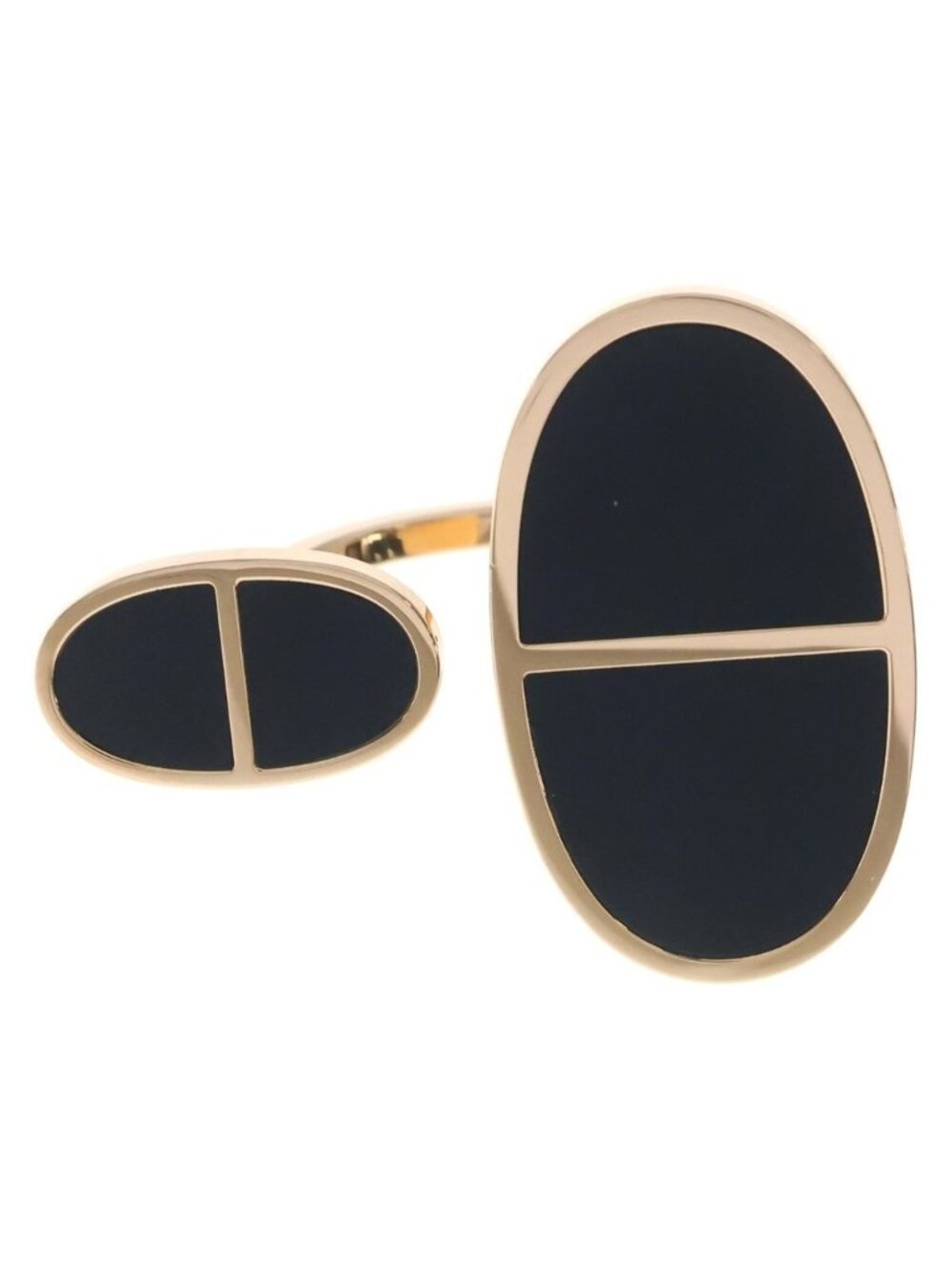 Hermes Verso Ring Pink Gold Ceramic